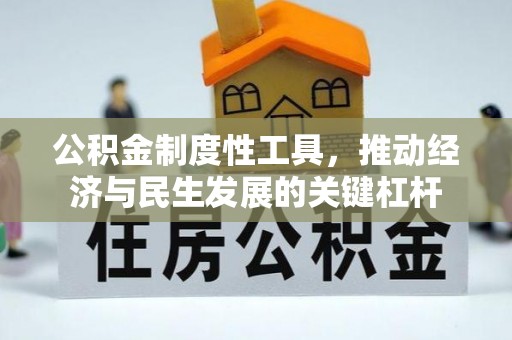柳营公积金制度性工具，推动经济与民生发展的关键杠杆