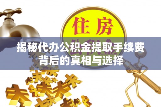 柳营揭秘代办公积金提取手续费背后的真相与选择